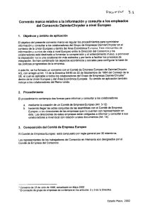 Gonvenio marco relat¡vo a la ¡nformación y consulta a los