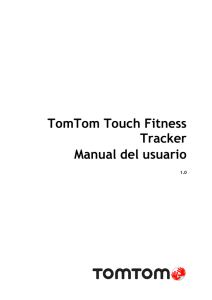 TomTom Touch Fitness Tracker Manual del usuario