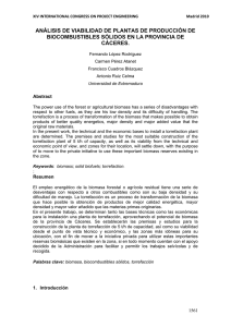 análisis de viabilidad de plantas de producción de