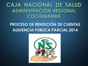 caja nacional de salud administración regional cochabamba