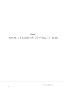 TIPOS DE CONTRATOS MERCANTILES