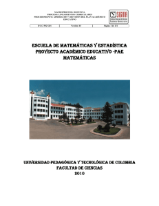 PAE-2010 - Universidad Pedagógica y Tecnológica de Colombia