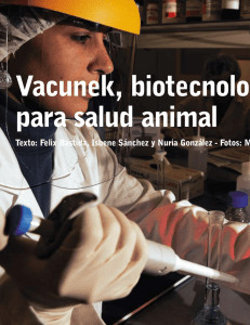 Vacunek, biotecnología para salud animal