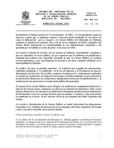 Palizada - Auditoría Superior del Estado de Campeche