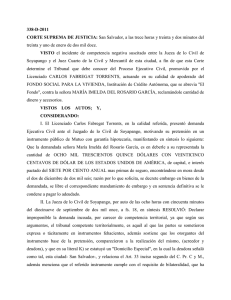 338-D-2011 CORTE SUPREMA DE JUSTICIA: San Salvador, a las