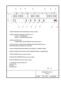 poliducto de uti pe-ti1 - TecnoArt . Equipamiento Hospitalario