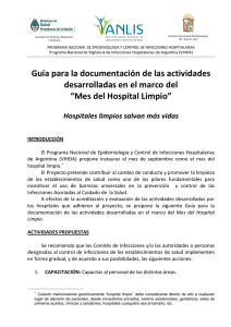Hospital Limpio - Programa VIHDA