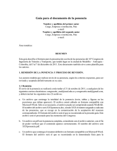 Guía para el documento. - Universidad Nacional de Colombia