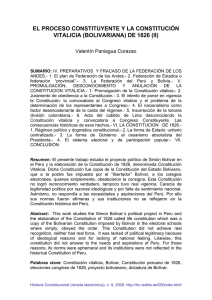 el proceso constituyente y la constitución vitalicia (bolivariana)