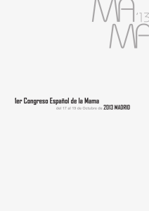 1er Congreso Español de la Mama