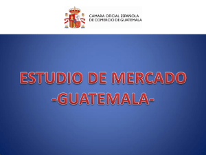 Diapositiva 1 - Cámara Oficial Española de Comercio de Guatemala