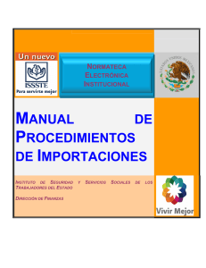 manual de procedimientos de importaciones
