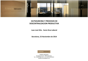 Outsourcing y procesos de descentralización productiva