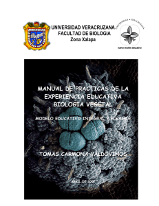 manual bio veg 2013 - Universidad Veracruzana