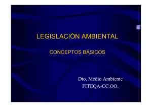 Legislación ambiental: conceptos básicos - Fiteqa-CCOO