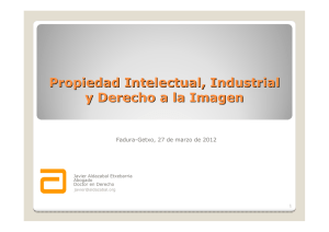 Propiedad Intelectual, Industrial y Derecho a la Imagen