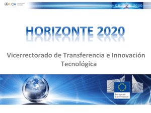 Horizonte 2020 - Universidad de Cádiz