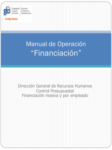 Manual de financiación