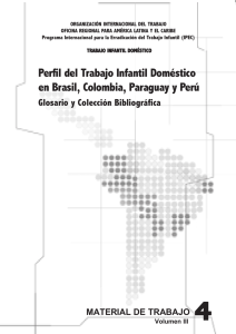 Perfil del Trabajo Infantil Doméstico en Brasil, Colombia