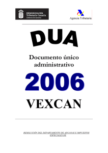 DUA Vexcam - Autoridad Portuaria de Las Palmas