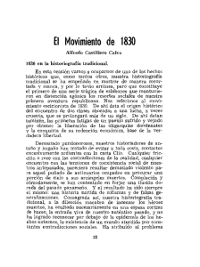 El Movimiento de 1830 - Sala de Estudios Latinoamericano