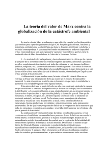 La teoría del valor de Marx contra la globalización de la catástrofe