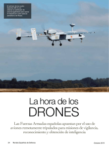 uso de drones - Ministerio de Defensa