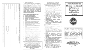 Departamento de libertad condicional de Colorado: Programa de