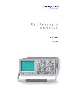 Osciloscopio HM303-6