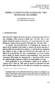 sobre la constitucionalidad del tipo de fraude aduanero