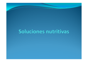 Soluciones Nutritivas