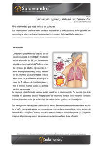 Neumonía aguda y sistema cardiovascular