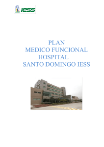 PLAN MEDICO FUNCIONAL HOSPITAL SANTO DOMINGO IESS