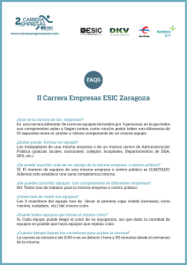 II Carrera Empresas ESIC Zaragoza