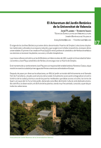 El Arboretum del Jardín Botánico de la Universitat de Valencia