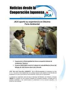 JICA aportó su experiencia en Décima Feria Ambiental (PDF/622KB)