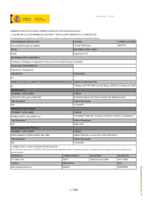 Informe verificación favorable ANECA 2009