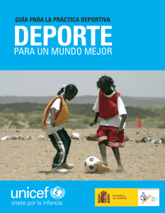 deporte - Unicef