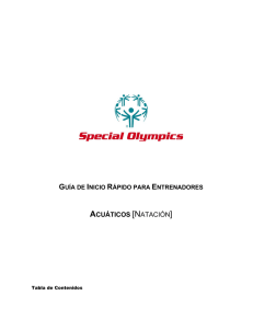 Aquaticos  - Special Olympics