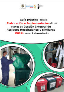 Guia como elaborar PGIRH - Secretaría Distrital de Salud