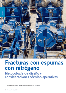Fracturas con espumas con nitr&oacute;geno