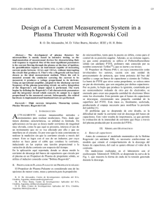 Design of a Current Measurement System in a Plasma Thruster with