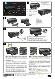 HP Officejet 6100 All-in-One Series Setup Poster – XLWW