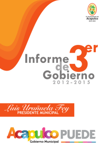Tercer Informe de Gobierno - H. Ayuntamiento de Acapulco