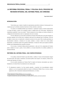 revision integral del sistema penal y policial de cordoba