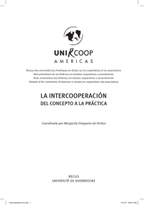 Intercooperación cor.indd - Université de Sherbrooke