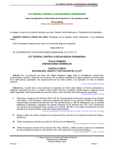 Ley Federal Contra la Delincuencia Organizada