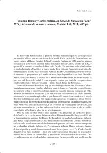 historia de un banco emisor, Madrid, Lid, 2011, 419 pp.