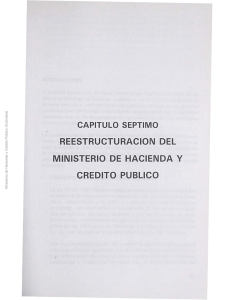 PDF (Septima Parte - Reestructuración del Ministerio de Hacienda y