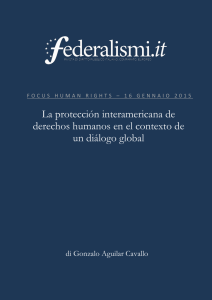La protección interamericana de derechos humanos